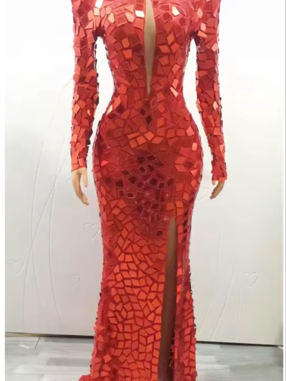 Zola Red Mirror Dress